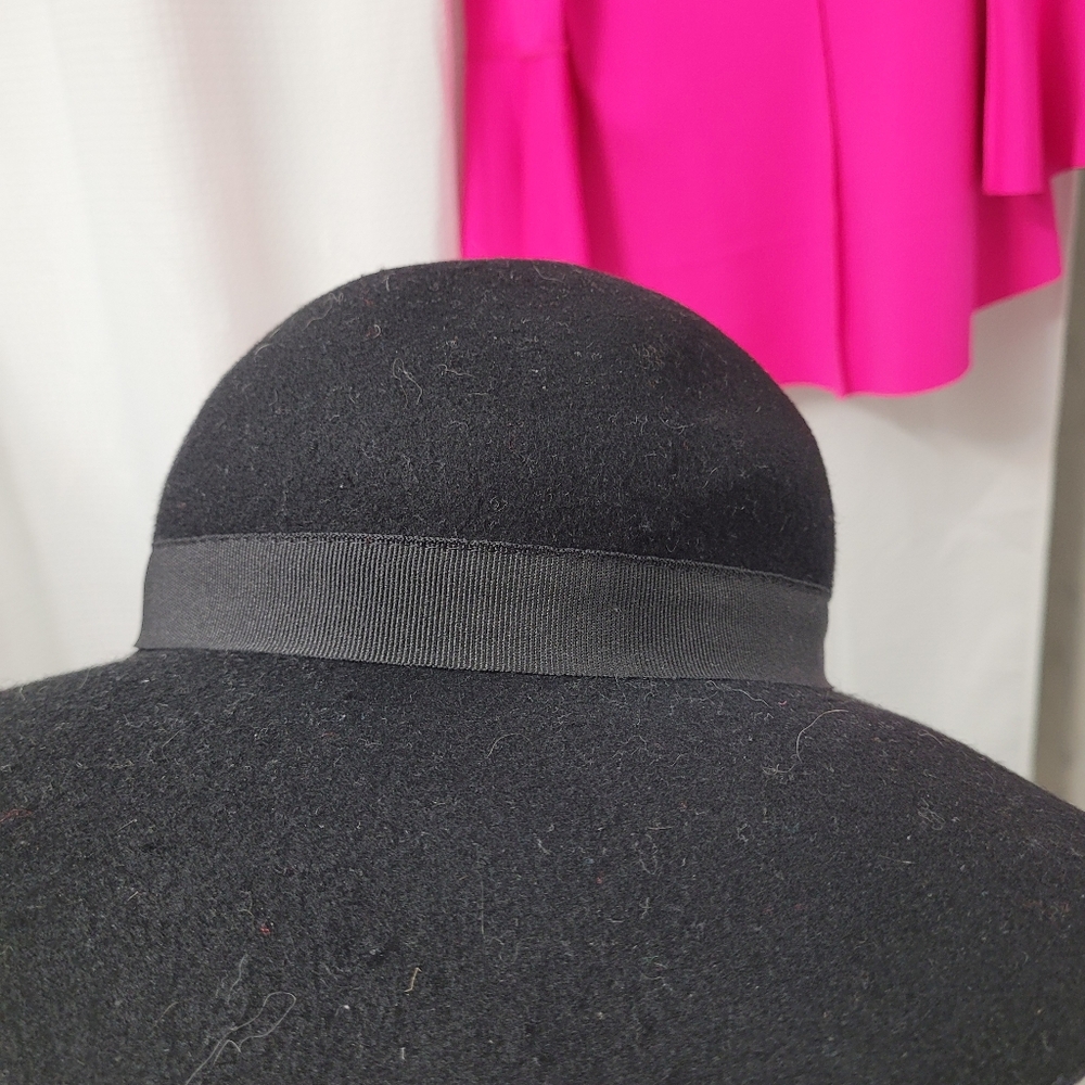 Black Wool Hat - image 7